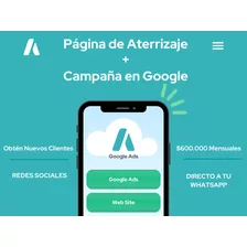 Página De Aterrizaje + Google Ads