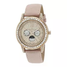 Reloj De Vestir De Metal Y Cuero De Cuarzo Para Mujer Peugeo