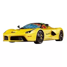 Carrinho Bate Volta Ferrari 24cm Com Musica E Luzes C/nf