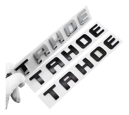 Para Chevrolet Tahoe Emblemas Abs Equipaje Trasero Emblemas Foto 2