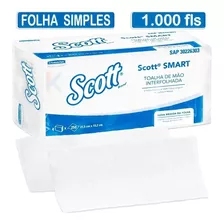 Papel Toalha Interfolhado Kimberly Clark Scott Smart C/1000