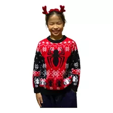 Spider-man Ugly Sweater Sueter Navideño Hombre Sueter Mujer