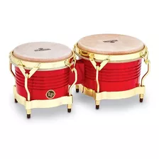 Bongo Lp Matador M-301 En Madera, Aros Dorados Nuevo