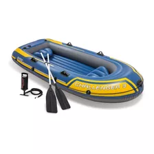 Kit Bote Inflable Challenger 3 Intex, 2.95m X 1.37m X 43cm