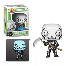 Funko Pop Skull Trooper #438 Walmart Sticker Caja Detalles