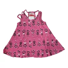 Vestido Infantil Menina Verao,estampado Brandili Tam 1