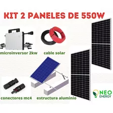 Kit Solar 2 Paneles 