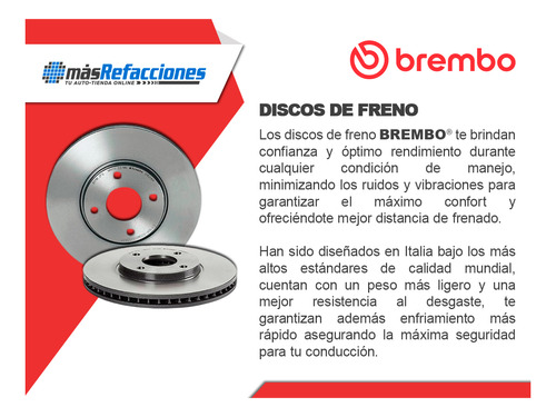 Par De Discos Ventilados Delanteros Explorer 2011-2019 Foto 4