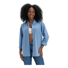 Camisa Oxford Oversize Relax Fit American Eagle Mujer