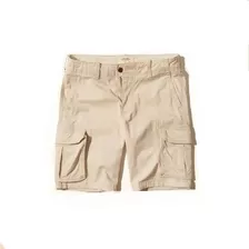 Hollister Short Cargo Classic Caballero Beige Hs1