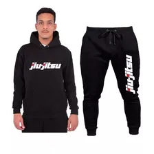 Kit Jiu-jitsu Conjunto Blusa Calça Abrigo De Frio Moletom To