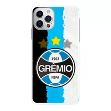 Capinha Grêmio Listras Azul Claro Capa De Celular