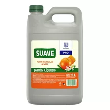 Jabon Liquido Para Manos Suave Naranja Y Miel X 5 Lts X 4 U,