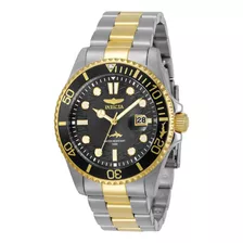 Reloj De Pulsera Invicta Pro Diver 30023, Analógico, Para Hombre Color Acero Y Oro