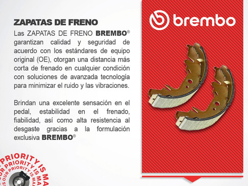 Zapatas De Freno Traseras Gmc Sierra 1500 Classic 07 Brembo Foto 4