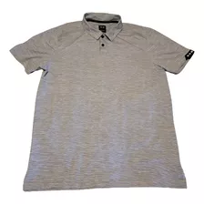 Playera Tipo Polo Marca Oakley Color Gris Claro Talla Xl 