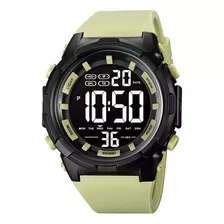 Skmei - Reloj Digital 1845yl Para Hombre Color De La Correa Amarillo Color Del Bisel Negro Color Del Fondo Negro