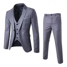 Conjunto De Traje De Boda Informal De Tres Piezas For Hombre