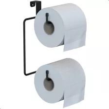 Porta Papel Higiênico Caixa Acoplada Suporte Preto Arm