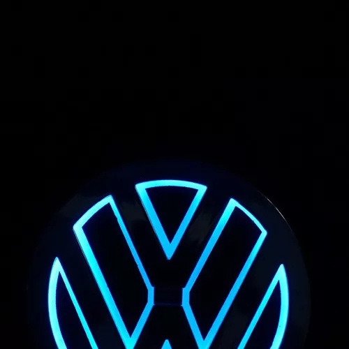 Logo Led Volkswagen 3d Luz Azul Vw Foto 5