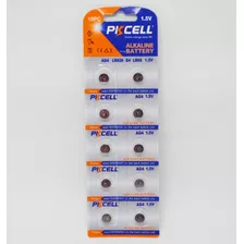 10 Pilas Baterías Pkcell Ag4 Lr626 (377a/lr66)1.5v Alcalinas