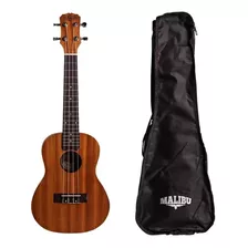 Ukulele Malibu Concert 23 Sapele Natural Com Bag