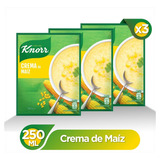 Crema De Maíz 60 Gr / 250 Ml 3 Unidades Knorr