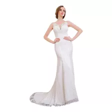 Vestido Novia Marfil Sirena Corset Delpilar Np 01