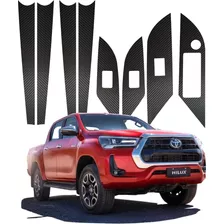 Kit Sticker 4 Puertas Y Panel Toyota Hilux 2020 2021 2022