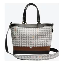 Bolsa Feminina Schutz Tote New Emma Triangle Branca