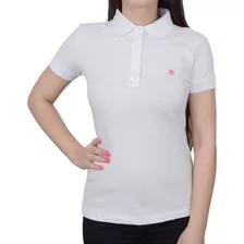 Camisa Polo Feminina Aeropostale Mc Branca - 987320