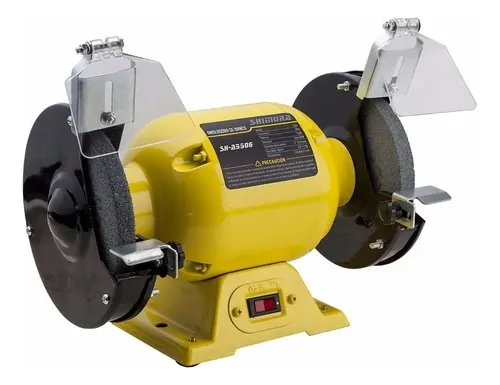 Amoladora Banco Shimura 1/2 Hp 375w 6 PuLG Sh-a3756 Dgm Amarillo 50 Hz