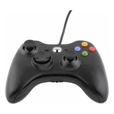 Controle Joystick Feir Fr-305 Preto Gamer E Pc Cabo 2 Metros