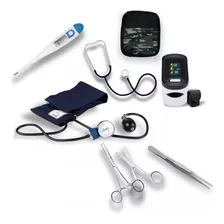 Kit Enfermeria Profesional Completo Estuche Tensiometro Oxim