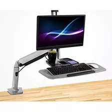 Móntalo! Estación De Trabajo Sit Stand Para Monitor Único Y 