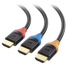 Cable Matters Paquete De 3 Cables Hdmi De Velocidad De 15 Pi