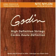 Encordado Para Guitarra De Nylon Normal Tension Godin Prem