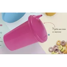 Vaso Infantil Campana Rosado Entrenador De Tupperware