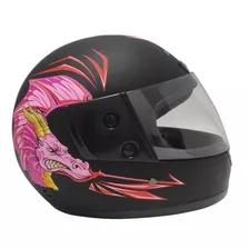 Casco Economico Cerrado Promoto Md-a107 Ngo Mate/rosa