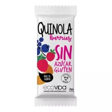 Barra Quinola Berries Almendras 8u Sin Gluten Vegano