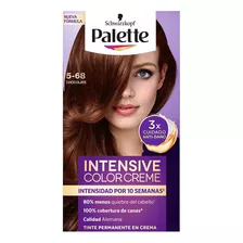 2 Pzs Palette Tinte Permanente Dama Color Creme 5-68 Chocola
