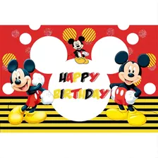 Art.fiesta Cumpleaños Infantil Cartel Disney Banner Mickey 
