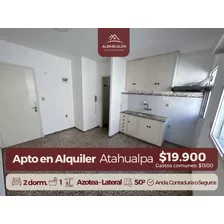 Apartamento Alquiler Atahualpa 2 Dormitorios 1er Piso Con Azotea Ropa. Bajos Gastos Comunes!