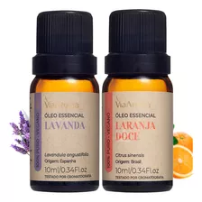 Kit 2 Óleo Essencial Lavanda + Laranja Doce 100% Puro