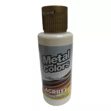 Tinta Acrílica Metal Colors Branco Metalico - 562 - 60ml