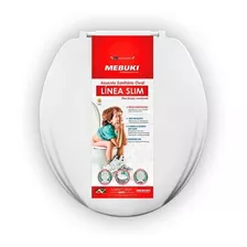 Tampa Assento Mebuki Para Vaso Sanitário Oval Branco