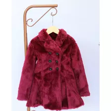 Casaco Teddy Infantil Pelúcia Blogueirinha Inverno Quentinho