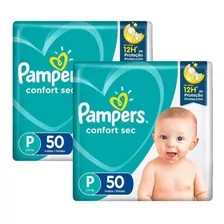 Fralda Pampers Confort Sec P Com 100 Unidades