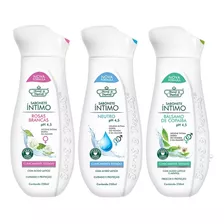 Kit Sabonete Íntimo 250ml Neutro Rosas Brancas E Copaíba