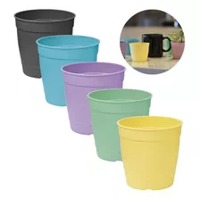 30 Mini Vaso Aquarela Colorido Para Suculenta Lembrancinha